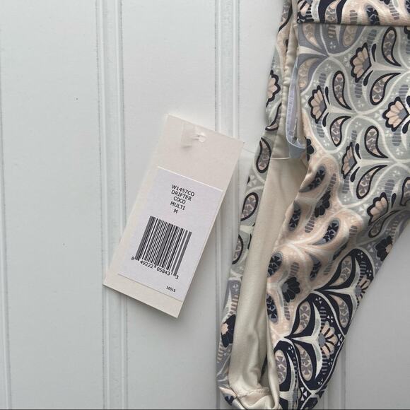 REVOLVE Eberjey M Grey Boho Floral Cheeky Low Rise Bikini Swimsuit Bottoms - Picture 7 of 10